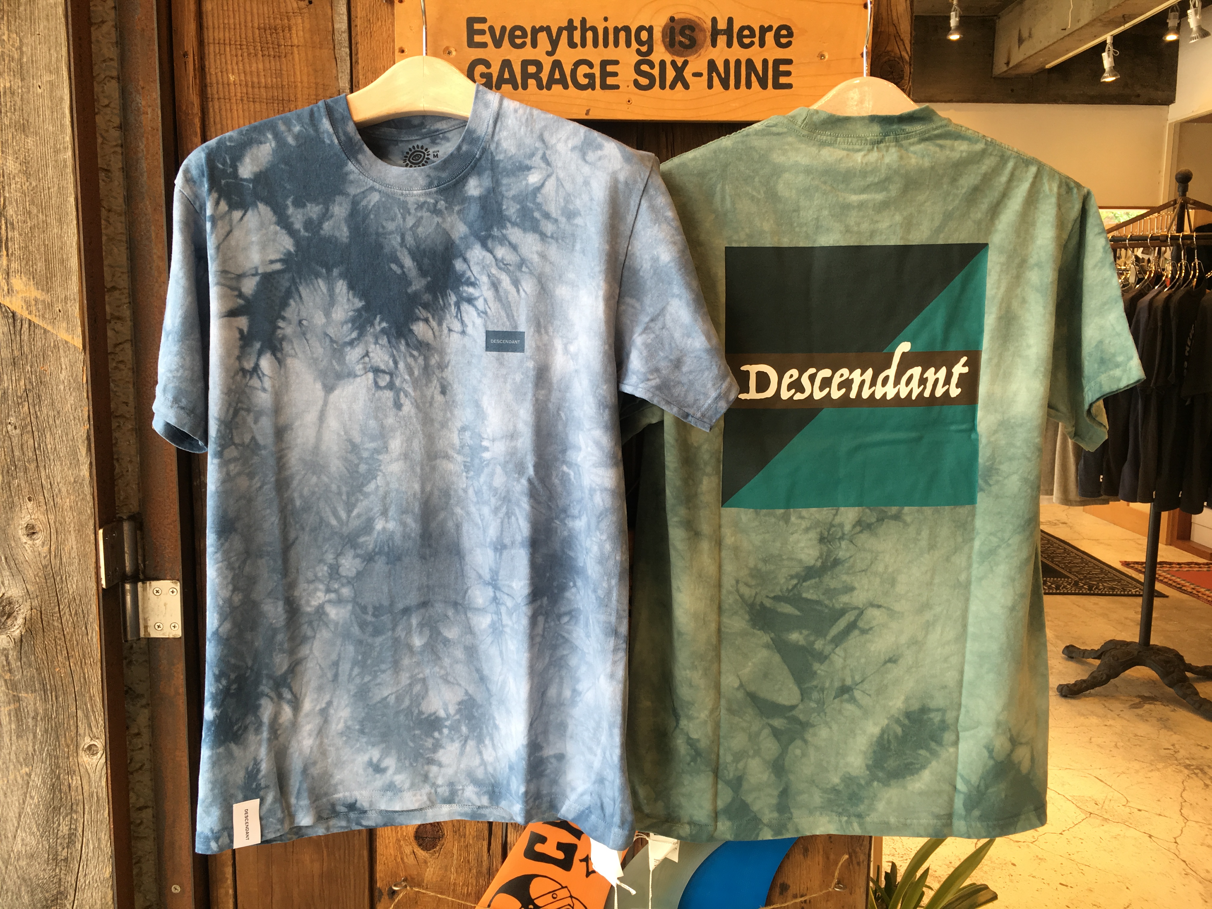 MAHI MAHI TIE DYE 1 S 緑 DESCENDANT スポット